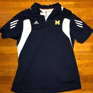 Adidas University Of Michigan Polo Men’s